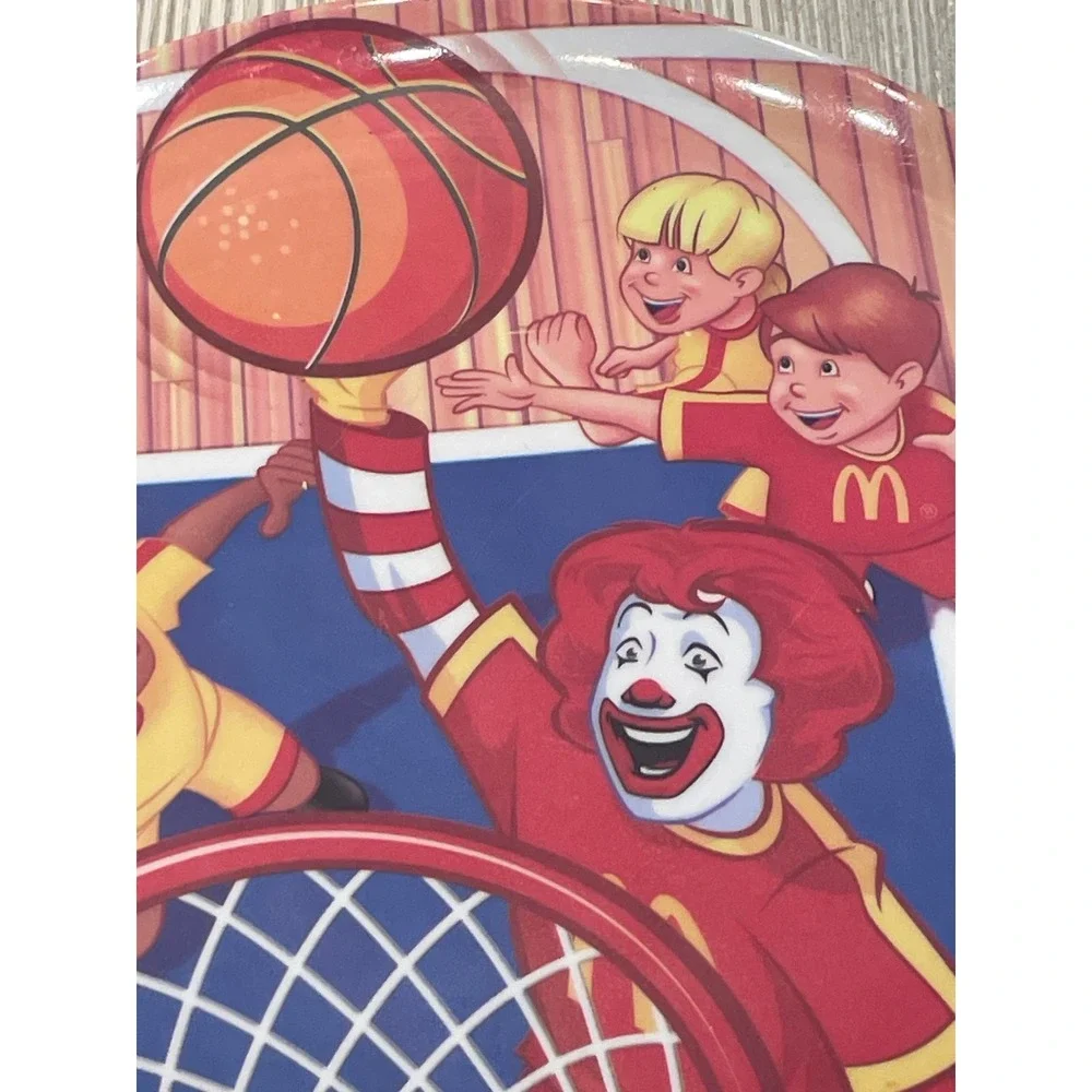 Vintage 2007 McDonalds Ronald McDonald Basketball Melamine Plate Sun Coast 9.5in